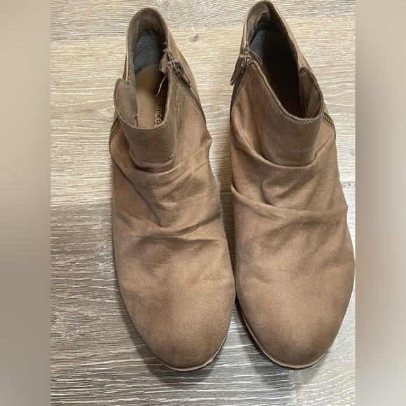 Maurices Shoes - Maurice’s Tan Slouch Booties Size 10